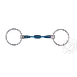 exklusivt tränsbett med lösa ringar control plate cable kabel som ger en flexibel känsla och är mildare för hästen i sötmalm mässing bra pris