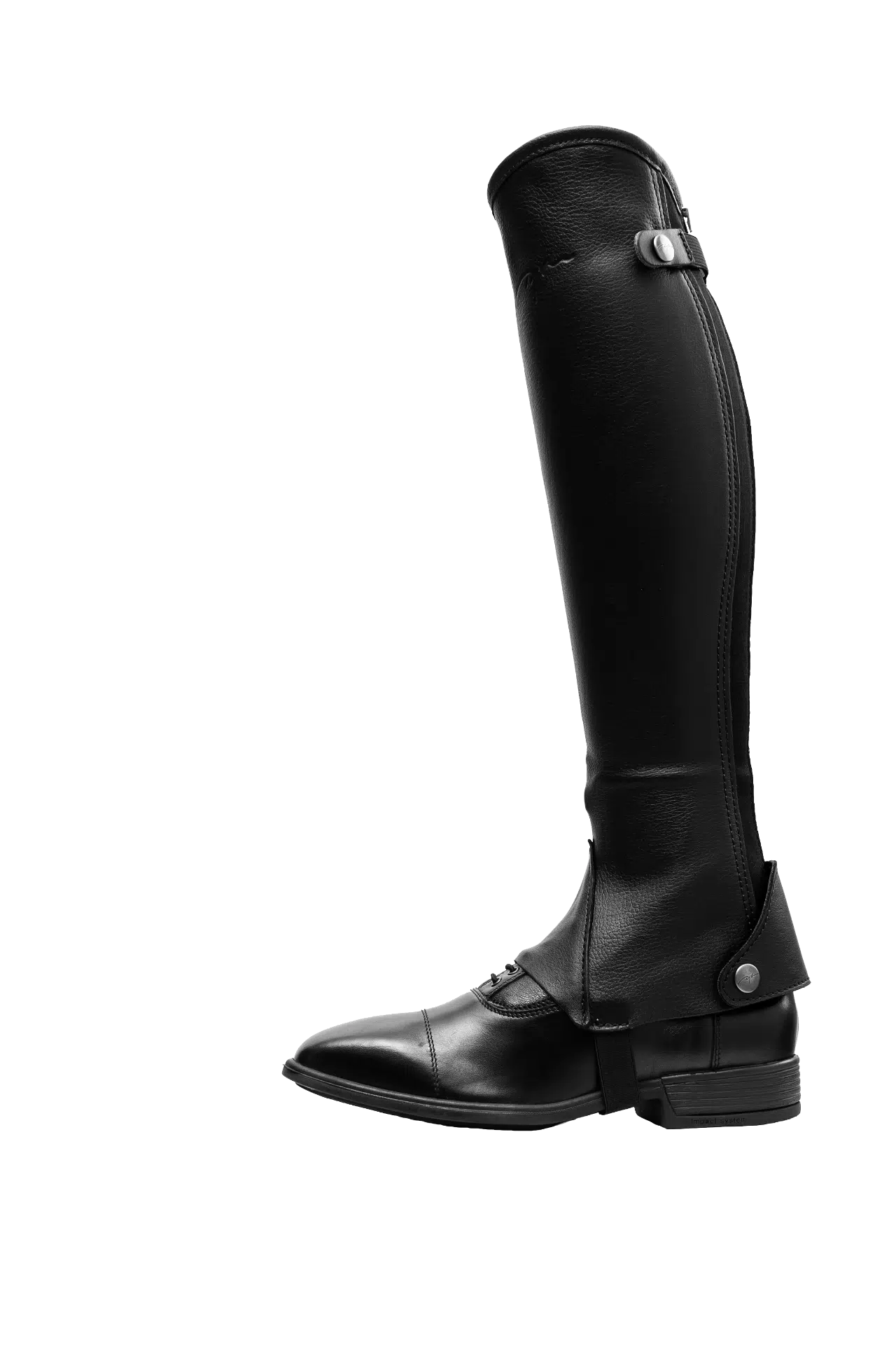 exklusiva läderchaps minichaps shortchaps till ryttare i läder classic från dyon hög kvalité