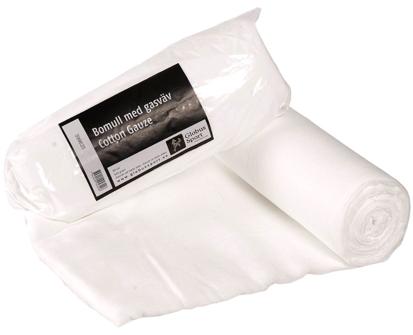 Bomull med Gasväv Rullad 500g