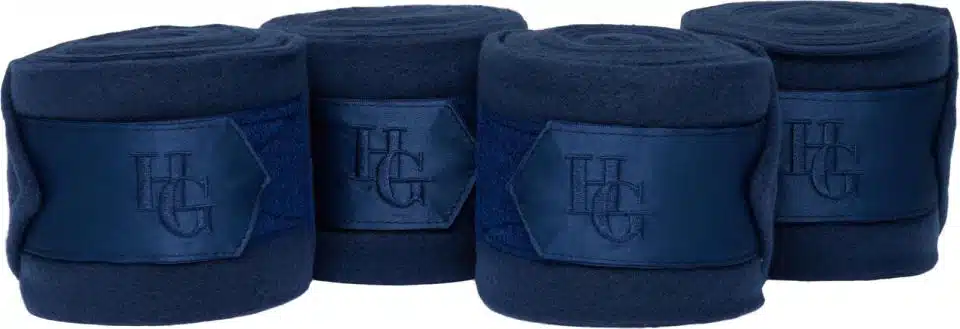 trevliga prisvärda billiga bandage fleecelindor benlindor till häst i fleece från horse guard fia 3,m långa 4-pack till alla ben bra pris hästutrustning ryttare