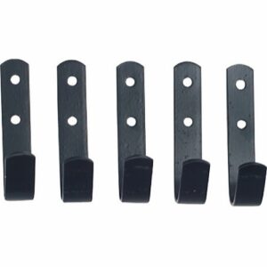 stallkrok tränshängare till stall sadelkammare smidiga enkla krokar från horse guard svart lackade bra pris prisvärda säljes i 5-pack
