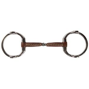 Gagbett 2-delat Läderklätt 17mm - Pinchless