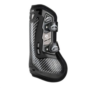 exklusiva senskydd benskydd till häst från veredus carbon gel absolute velcro sätts fast med kardborre har kolfiber extra skydd mot stötar slag mot hästens ben hög kvalité bra pris