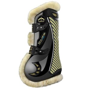 exklusiva senskydd benskydd till häst från veredus STS Kevlar Gel Vento teddy fodrade för at inte ge skav ger ett bra skydd mot hästens ben bra ventilation bra pris