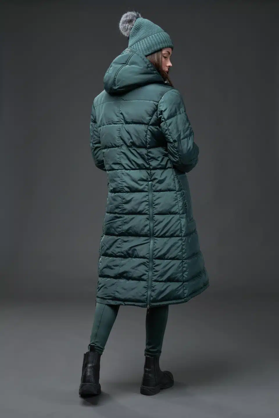 populär lång ridkappa mammakorv till ryttare från horse guard candice bra pris ridkläder håller dig varm under vintern kalla dagar i stallet ridtur täcker benen grön darkest spruce