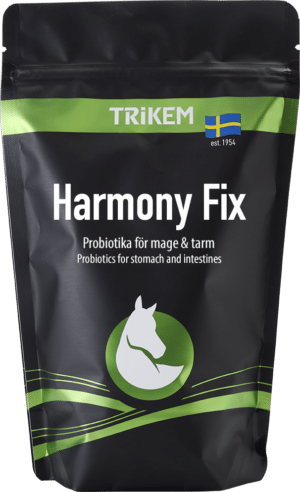 effektivt fodertillskott till häst från trikem harmony fix vid obalans i tarm diarré förstoppning probiotika bra pris REA KAMPANJ