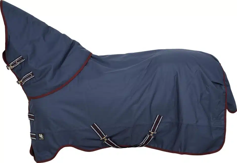 prisvärt vintertäcke hästtäcke 200g med avtagbar hals till häst från horse guard turnout 600D bra passform bra pris hästutrustning fri frakt fraktfritt