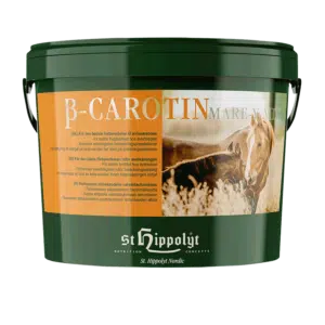 fodertillskott till häst för stöd för fertilitet hos ston från st hippolyt nordic pellets örter bra pris vårdprodukter häst beta carotin