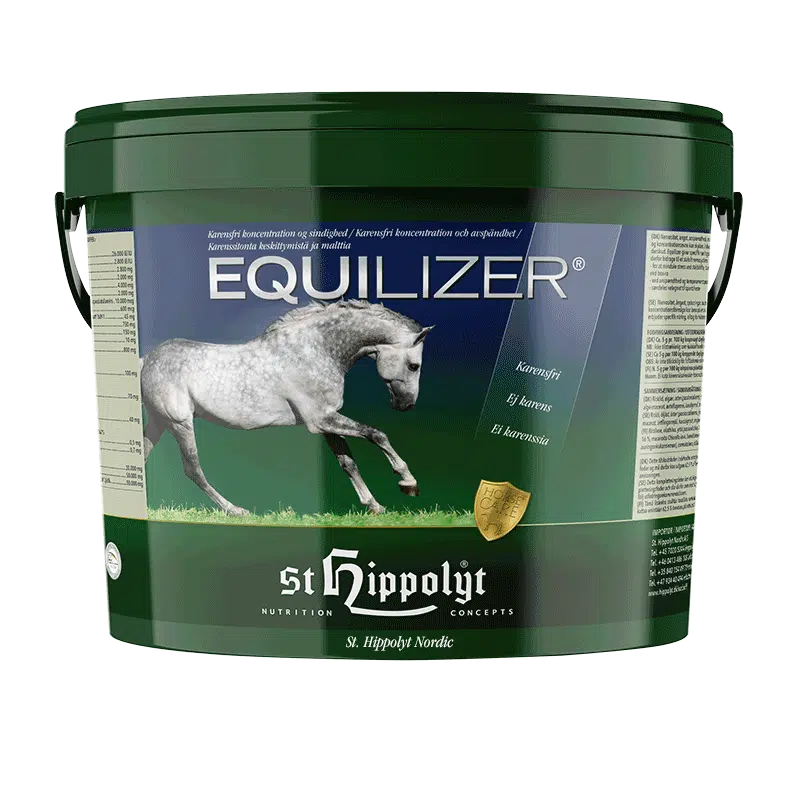 fodertillskott för stressade nervösa hästar från st hippolyt pellets equilizer bra pris tillskott hjälpmedel hästprodukter örter naturligt