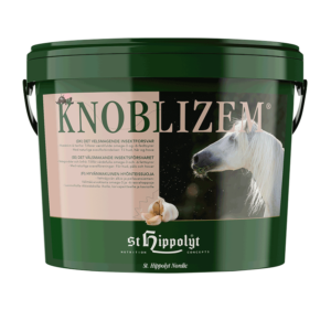 effektivt fodertillskott till häst för insektsbett med vitlök immunförsvar håller flugor borta från st hippolyt nordic knoblizem bra pris vårdprodukter häst pellets