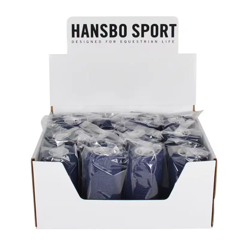 Hansbo Sport Klisterbandage Flexlinda HÄST BANDAGERING Klisterbandage för bandagering av hästens ben eller hovar vid sårskada eller hovböld självhäftande linda till ett prisvärd och bra pris