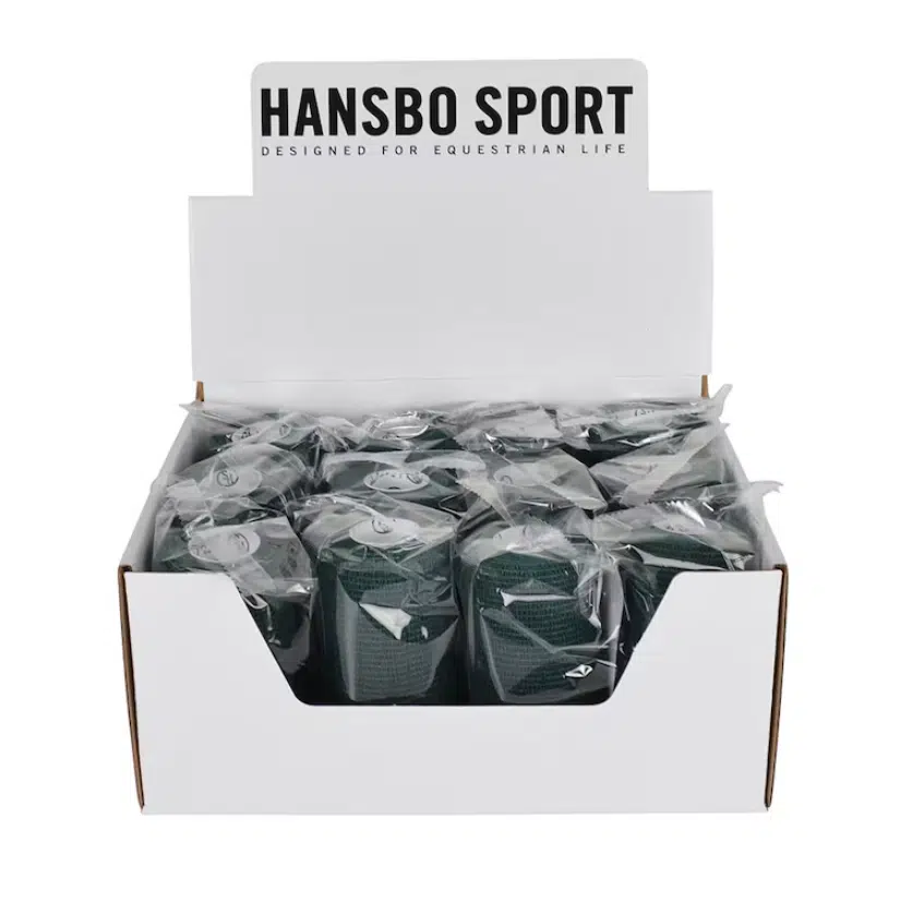 Hansbo Sport Klisterbandage Flexlinda HÄST BANDAGERING Klisterbandage för bandagering av hästens ben eller hovar vid sårskada eller hovböld självhäftande linda till ett prisvärd och bra pris