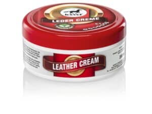 läderkräm för läder produkter innehåll bivax, ricinolja och lanolin för skydd av ditt läder till häst från leovet bra pris lädervård REA KAMPANJ