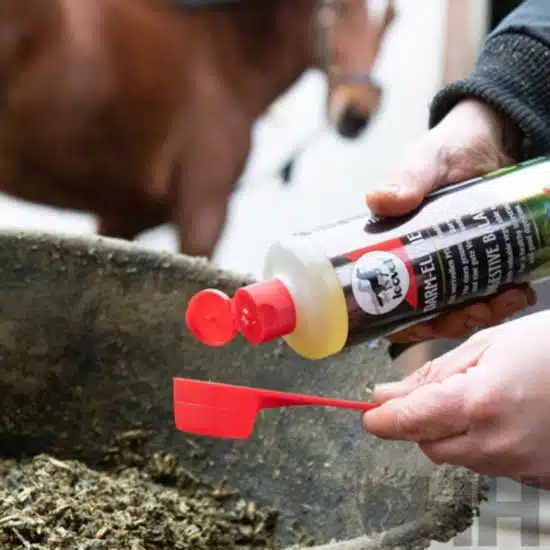 fodertillskott till häst för tarmbalans och magen naturliga ingredienser, inklusive aloe vera och pepparmyntsolja, för att stödja hästens tarmhälsa och balans REA KAMPANJ