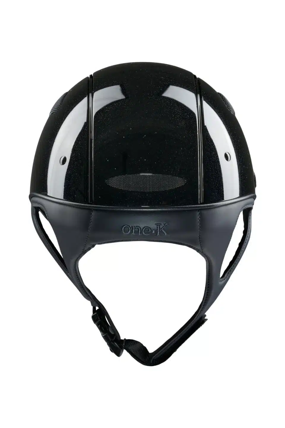 exklusiv glansig glittrig ridhjälm till ryttare från onek defender pro glossy shimmer skyddar ditt huvud vid ridning bra pris ryttare säkerhet