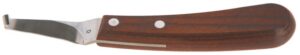 Kerbl Hovkniv HäST HOVSLAGARUTRUSTNING 21cm ProfiCurv Hovkniv för att verka hovar och klövar, för hovslagare hållbar och slitstark