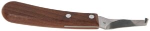 Kerbl Hovkniv HäST HOVSLAGARUTRUSTNING 21cm ProfiCurv Hovkniv för att verka hovar och klövar, för hovslagare hållbar och slitstark