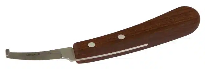 Kerbl Hovkniv Höger SuperProfi HäST HOVSLAGARUTRUSTNING 21cm Hovkniv för hovar och klövar verkning slitstark och vass till ett bra pris