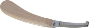 Kerbl Hovkniv Vänster HÄST HOVSLAGARUTRUSTNING 20cm Hovkniv för att verka hovar och strålar på häst eller klövdjur
