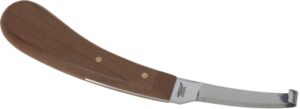 Kerbl Hovkniv Vänster HäST HOVSLAGARUTRUSTNING 20cm Dansk Design Hovkniv för att verka hovar och strålar på häst eller klövdjur