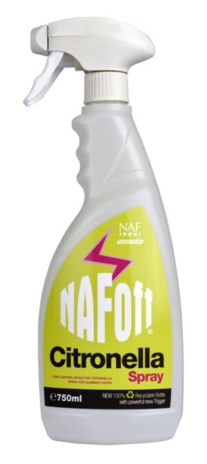 Flugspray till häst med citronella effektivt ofarligt mot irriterande flugor insekter på sommaren
