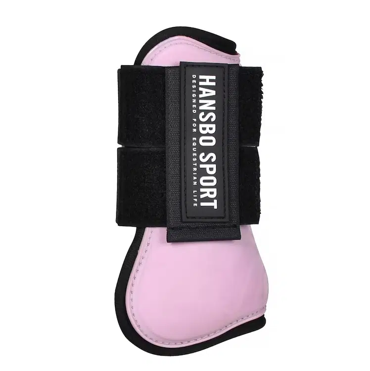 prisvärda senskydd benskydd till hst från hansbo sport willab med neoprene foder bra pris rosa svart marin blå brun
