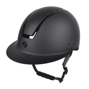 prisvärd elegant Hansbo Sport Ridhjälm Vision Shadow Chrome Matt Ryttare Säkerhet justerbar blank ventilation svart fri frakt fraktfritt