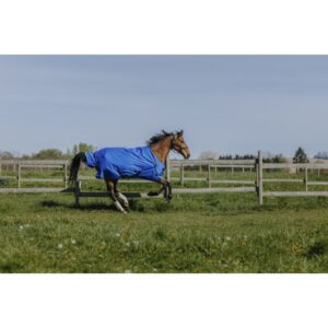 prisvärt slitstarkt 1200D Tyrex Aisance hästtäcke från equithéme stor svansklaff bra passform bra pris hästutrustning bogveck