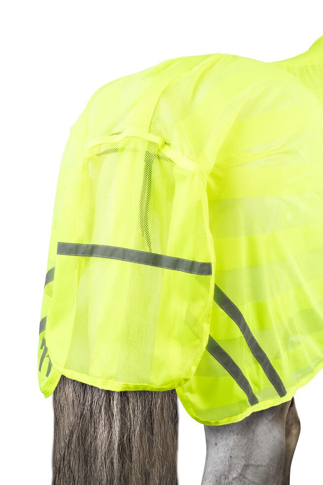 prisvärt hästtäcke reflextäcke i mesh från horze perfekt för prommenad barbacka säkerhet synlighet i trafiken från horze bra pris