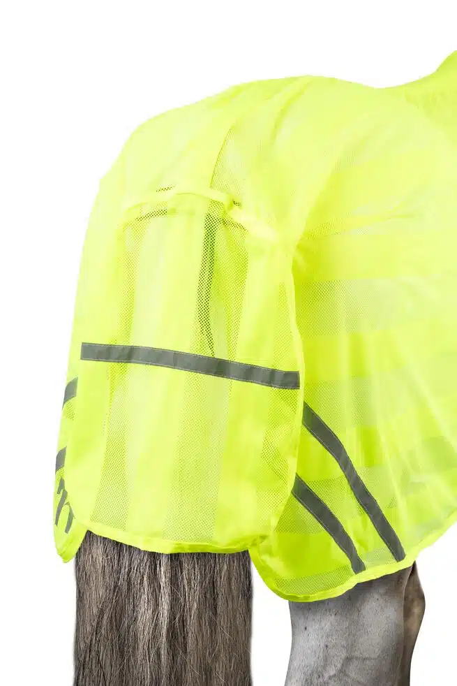 prisvärt hästtäcke reflextäcke i mesh från horze perfekt för prommenad barbacka säkerhet synlighet i trafiken från horze bra pris