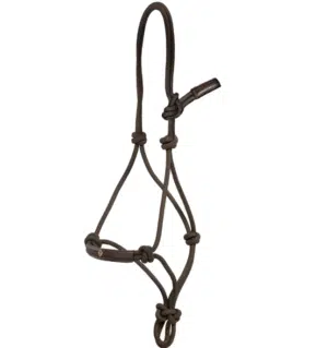 exklusiv repgrimma läderdetaljer från dyon till häst för arbete från marken samt ridning training halter bra pris horsemanship hästutrustning repgrimmor