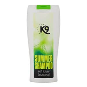 effektivt schampo mot hud irritation med aloe vera från k9 summer shampoo bra pris döljer hästens doft mot flugor insekter sol REA KAMPANJ