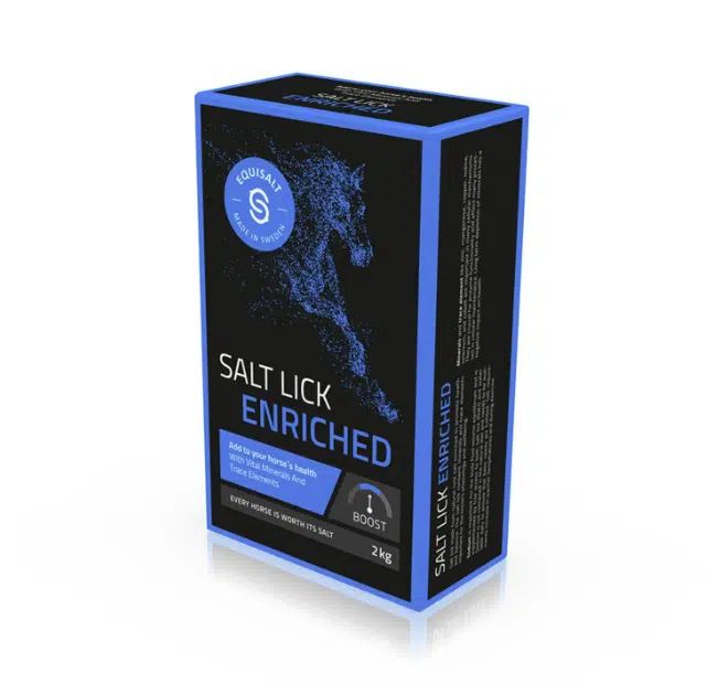 saltstenar till häst från equisalt enriched saltbalans till 2kg bra pris fodertillskott hage box stall bete med mineraler