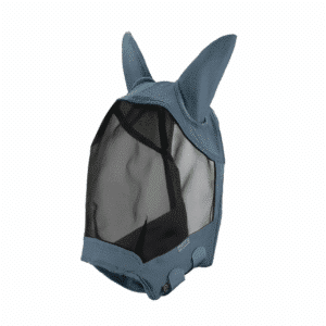 exklusiv flughuva med öron till häst från eskadron fly mask dynair mesh bra passform elastisk material skyddar mot flugor insekter solen UV-Skydd bra pris hästutrustning