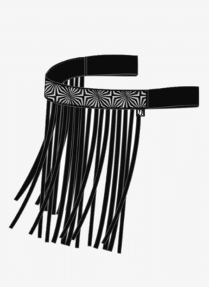 prisvärt effektivt flugpannband fly-viel med fransar från horse guard madison fringe bra pris flugskydd häst för grimma träns