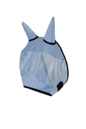 prisvärd billig flughuva hål för pannlugg mjukt mesh för bra passform minskar risk för skav från horze fly mask uv-skydd bra pris hästutrustning sommarskydd
