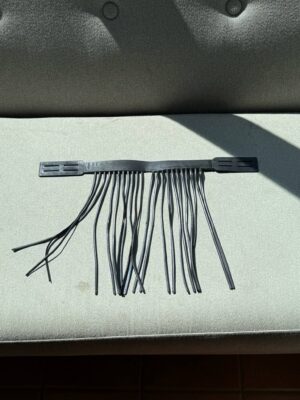 prisvärt effektivt flugpannband fly-viel med fransar från wahlsten fringe bra pris flugskydd häst för grimma träns i gummi plast