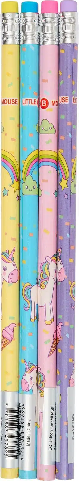 söt present till det hästtokiga barnet pennor blyertspennor med unicorns enhörningar från equipage bra pris häst ficka