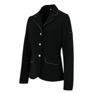 prisvärd stilren fodrad tävlingskavaj till dam i softshell från equitheme soft classic till dam feminin passform bra pris ridkläder ryttare fri frakt fraktfri