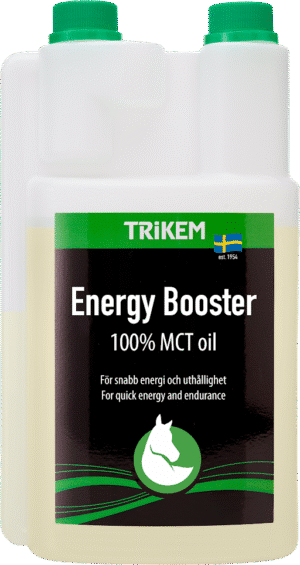 snabb energi till tävlingshäst från trikem energy booster 1000ml effektivt fodertillskott som ges innan prestation bra pris fraktfritt REA KAMPANJ