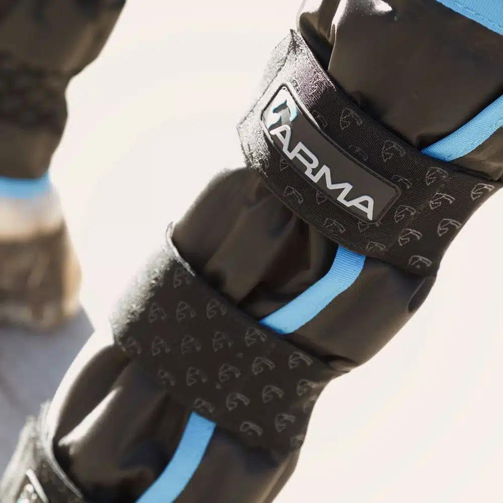 effektiva kylande benskydd kylskydd kylande bandage till häst zubzero frys från arma kyler hästens ben efter ansträngning eller vid svullnad bra pris hästutrustning benskydd fraktfritt fri frakt
