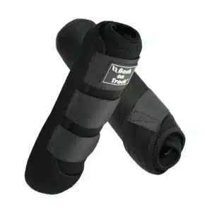 effektiva skyddande benskydd snabbandage med kardborre för hästens ben skyddar mot slag strykningar vid arbete från back on track welltex exercise boot supreme bra pris hästutrustning fri frakt fraktfritt