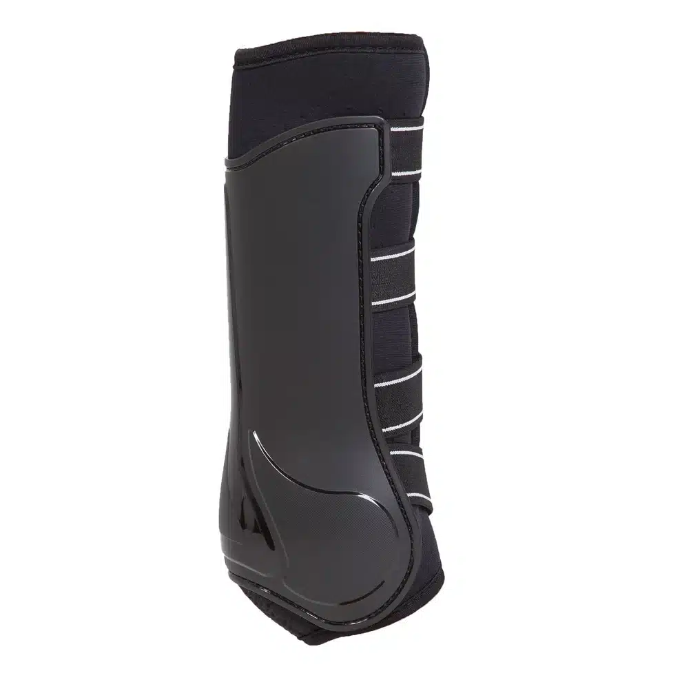 exklusiva heltäckande dressyrskydd royal work boot ffrånback on track med welltex benskydd bak ökar blodcirkulationen i hästens ben bra pris hästutrustning fri frakt fraktfritt