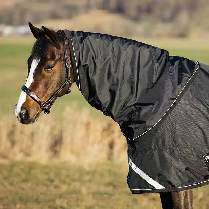 löst halstäcke i hög kvalite med 1200D från hansbo sport hs comfort fästes till utetäcke till häst med reflex fri frakt fraktfritt