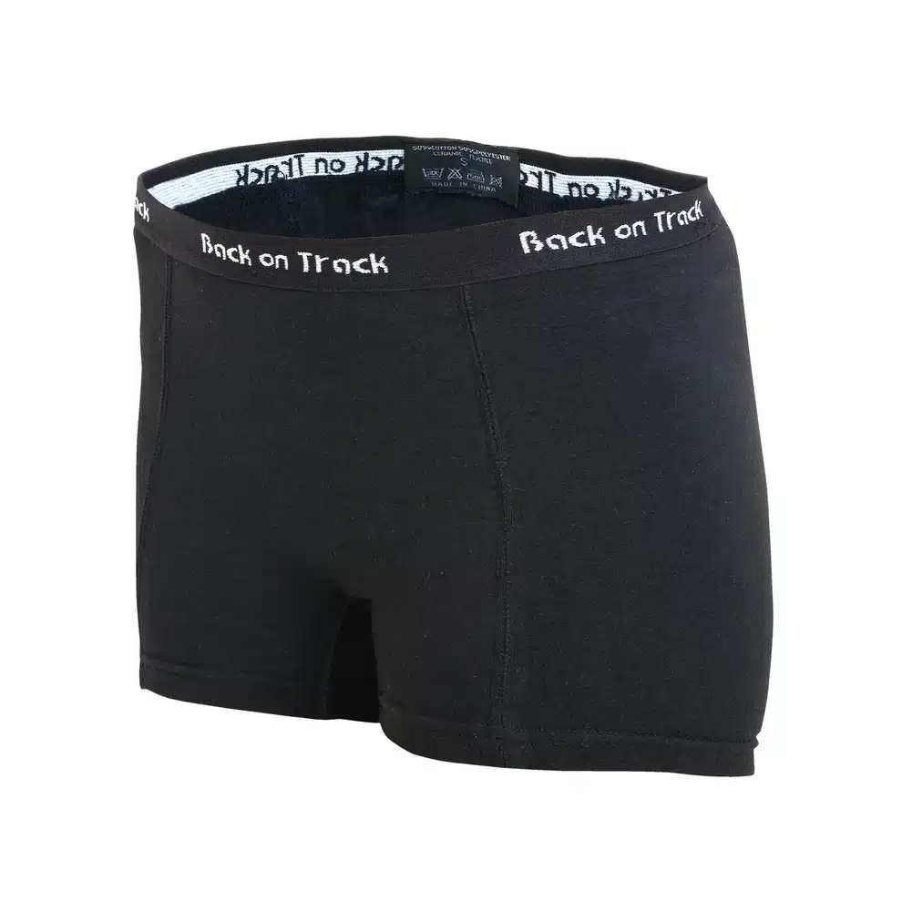 sköna exklusiva effektiva boxershorts till dam från back on track med welltex ökar blodcirkulationen mot urinvägsinfektioner skön passform vid ridning bra pris ridkläder ryttare