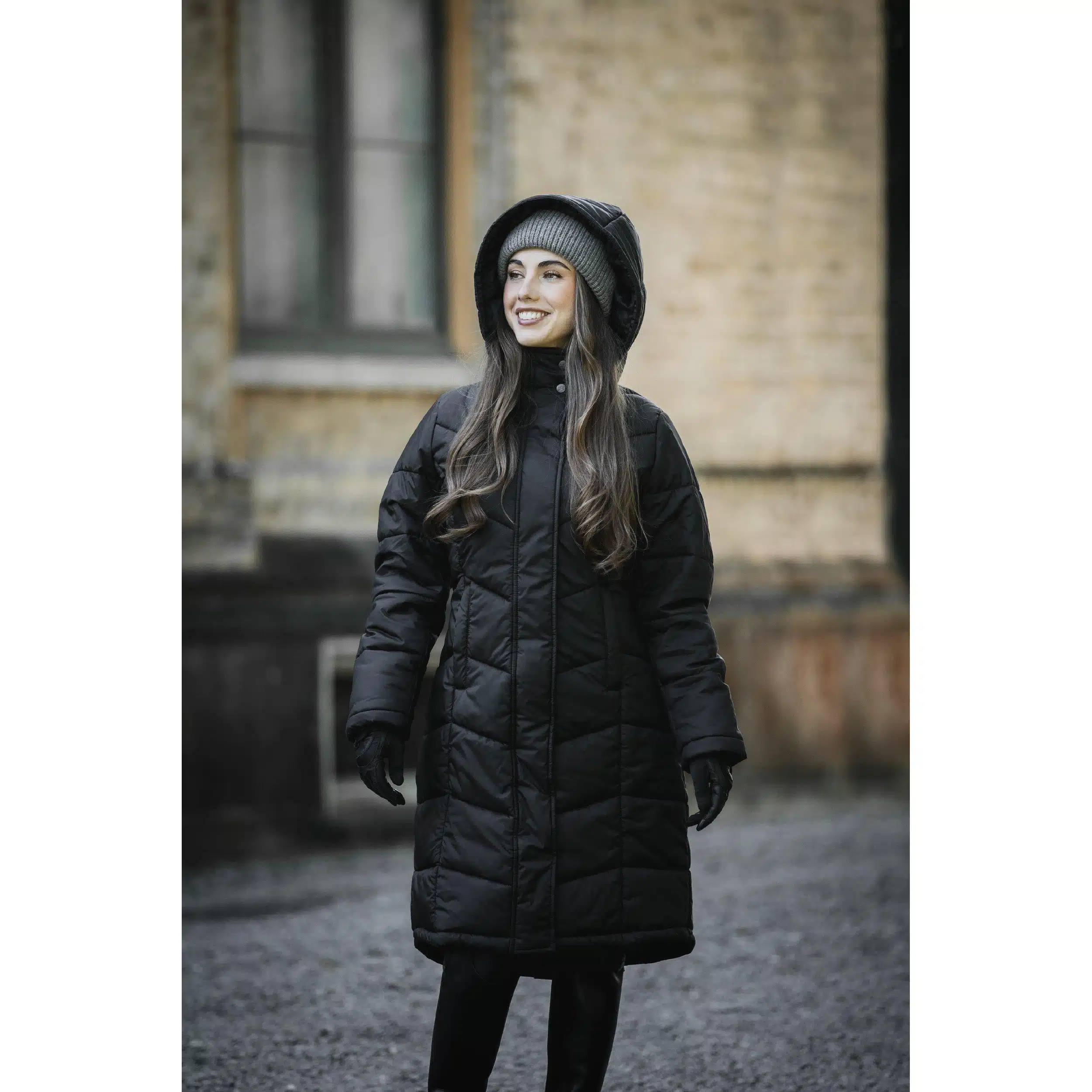 varmfodrad ridkappa ridjacka till dam med reflex ridslits för ridning från horse life bonita bra pris ridkläder fri frakt fraktfritt dam