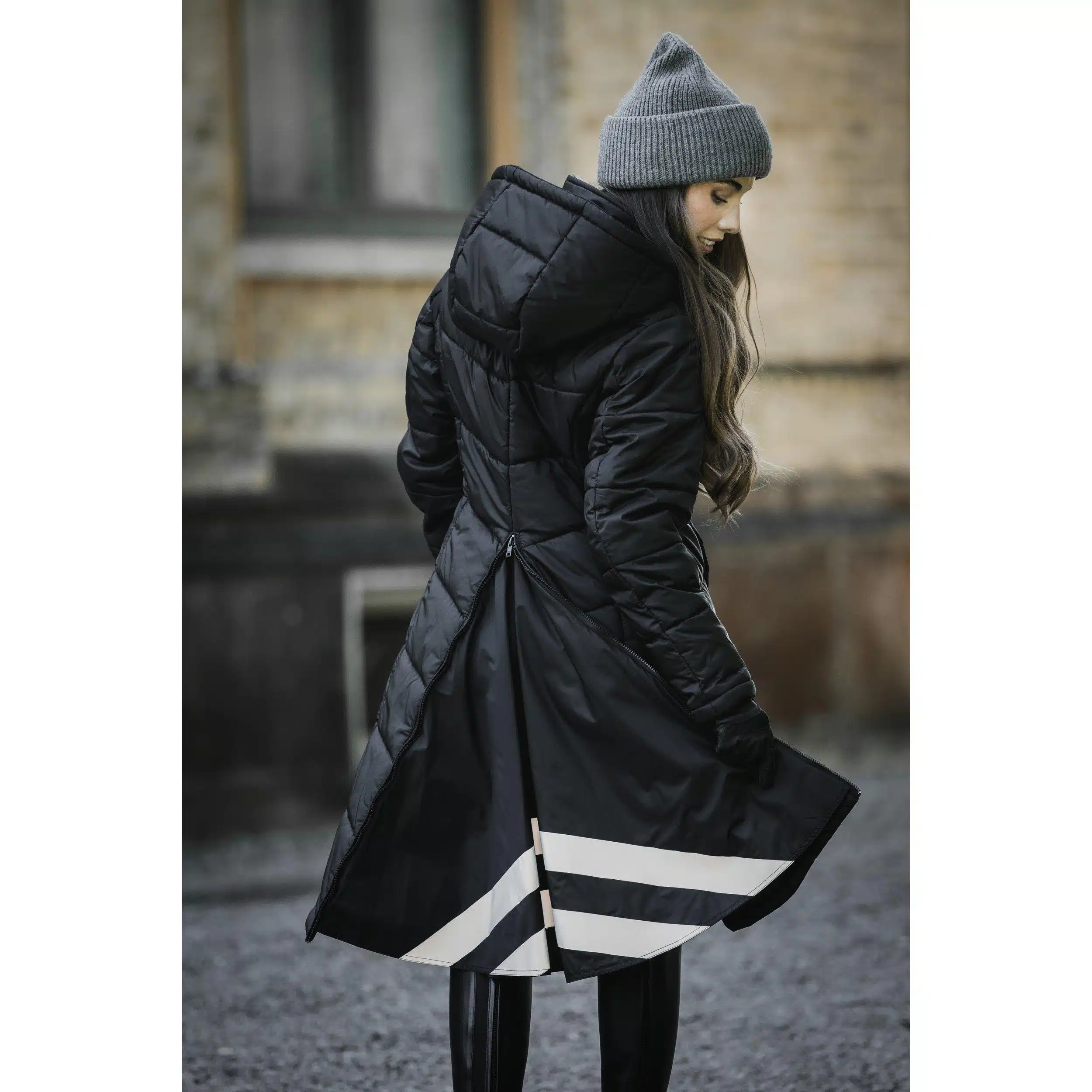 varmfodrad ridkappa ridjacka till dam med reflex ridslits för ridning från horse life bonita bra pris ridkläder fri frakt fraktfritt dam