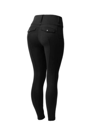 fodrade ridbyxor ridtights från horze anya hybrid fodrade helskodda silikon dam med mobilficka hög midja bra pris ridkläder fri frakt fraktfritt