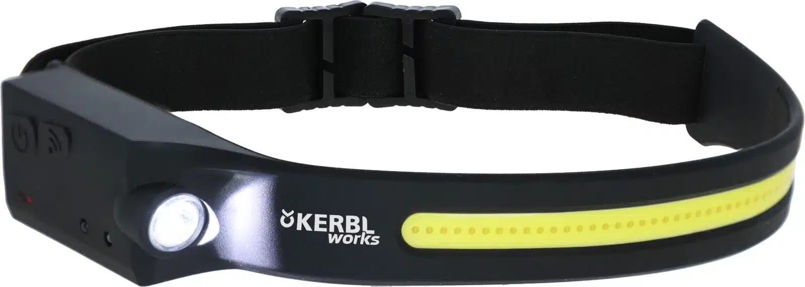 effektiv enkel lätt prisvärd pannlampa för ridning led headfire 280 sensor från kerbl works bra pris säkerhet synlighet i ridning ryttare i mörker ridkläder säkerhet