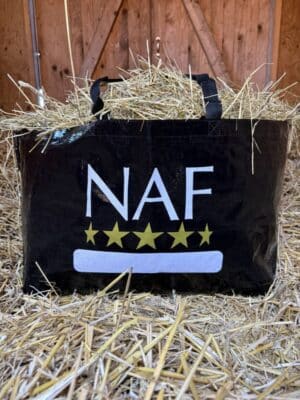 smidig förvaring utfodring höpåse för häst ryttare från naf men dubbla handtag svart bra pris inredning stall